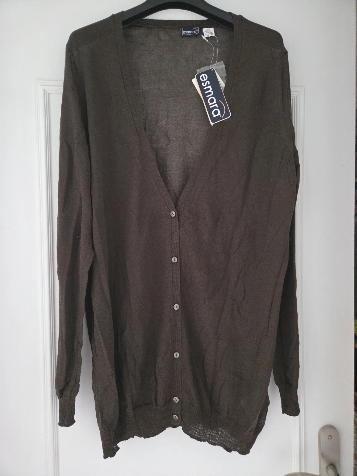 Gilet cardigan marron Esmara – Neuf avec étiquette – Taille L (44/46) – Esmara – taille L / 40 / 12 3