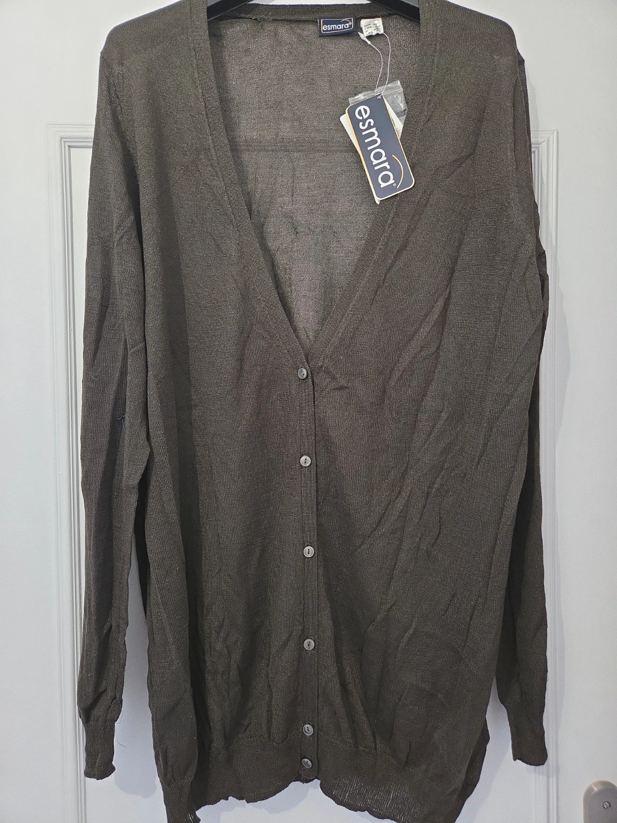 Gilet cardigan marron Esmara – Neuf avec étiquette – Taille L (44/46) – Esmara – taille L / 40 / 12 2