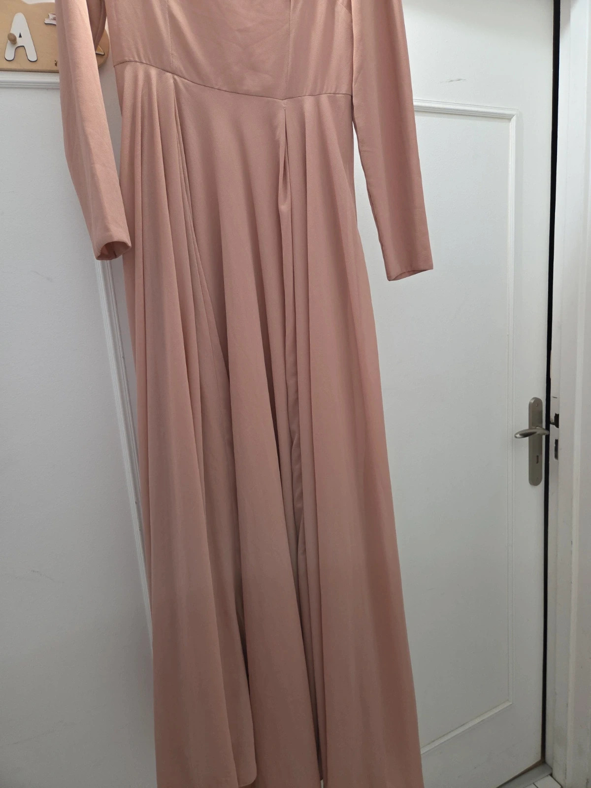 Robe longue fluide vieux rose Misstoura – Taille S (36)