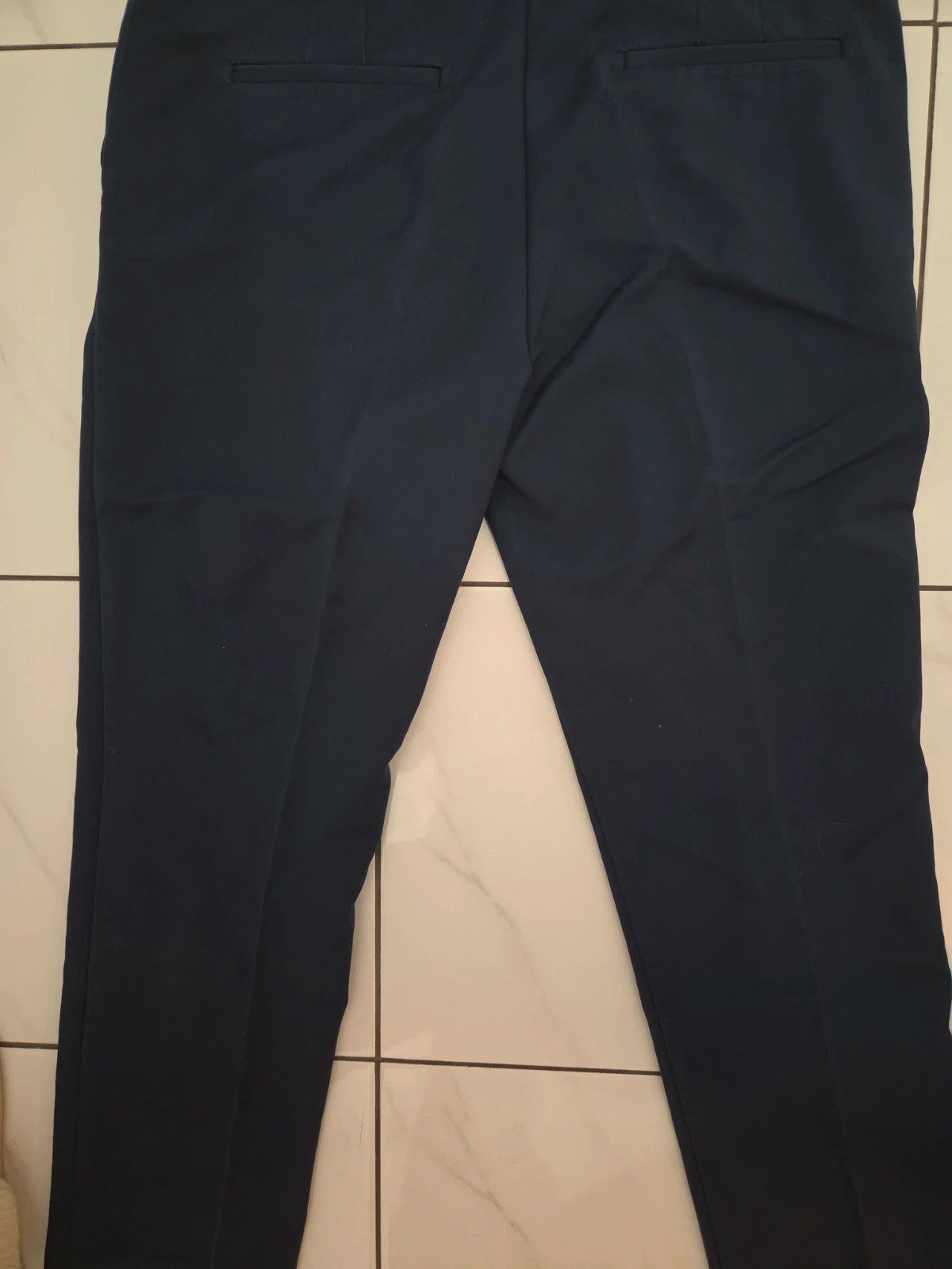 Pantalon de ville cigarette Camaïeu – Bleu marine – Taille 42 – Camaïeu – taille L / 40 / 12 4