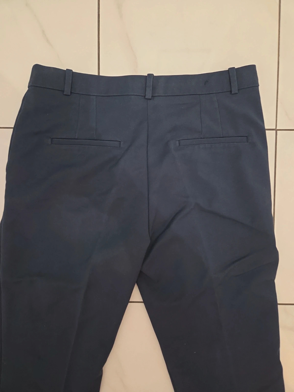 Pantalon de ville cigarette Camaïeu – Bleu marine – Taille 42 – Camaïeu – taille L / 40 / 12 5
