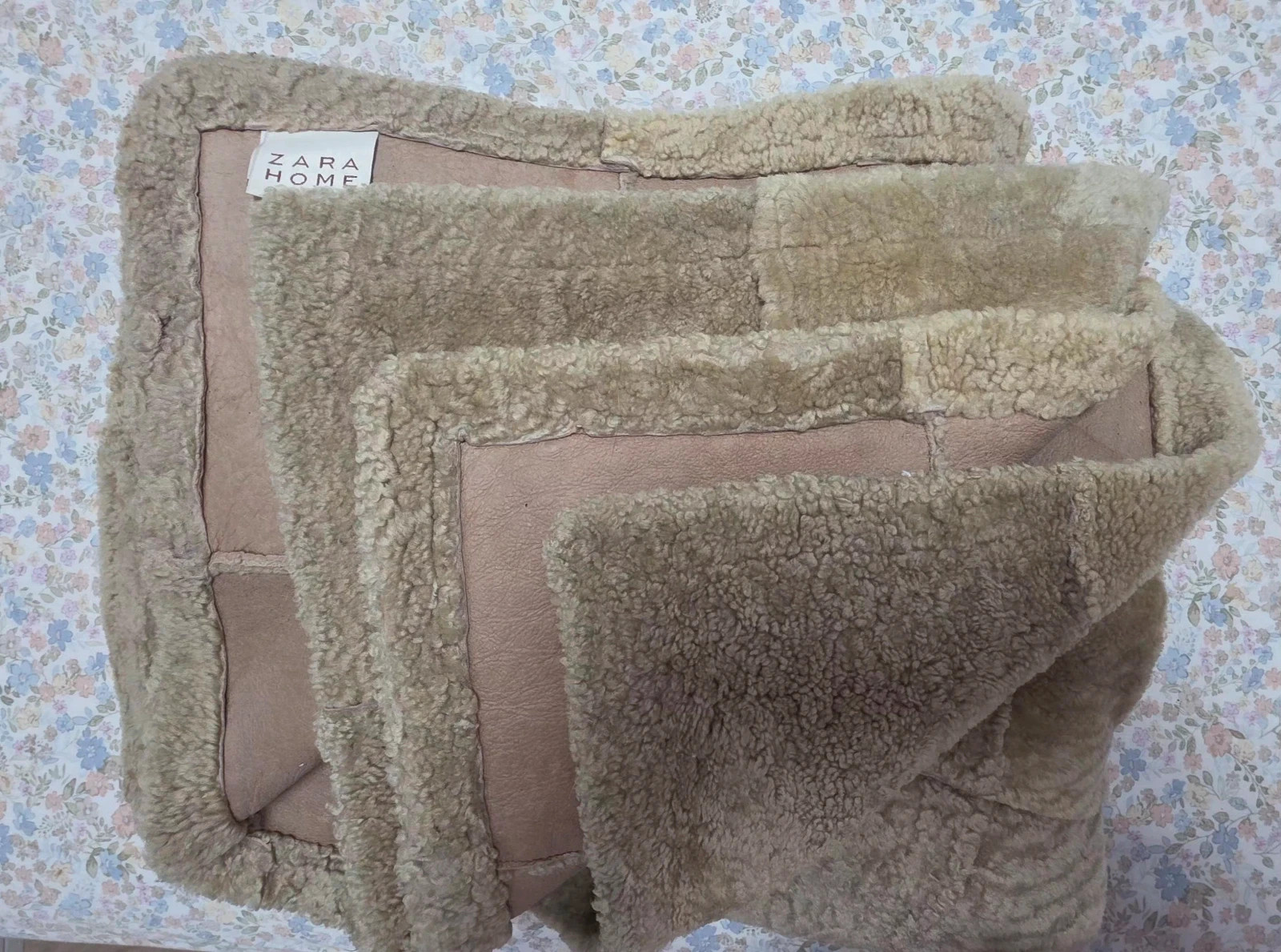 🤎 Manta / Colcha Zara Home de Piel Natural – Zara Home – taille 130 x 170 cm 2