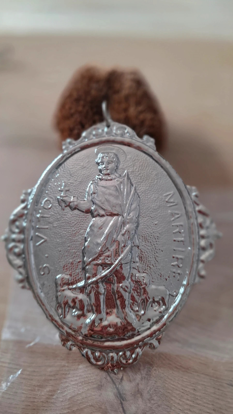 Medallón para cofradía de San Vito Mártir (Medaglione Confraternita S. Vito Martire). 4