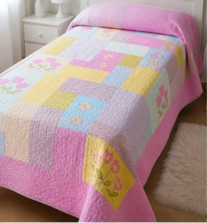“Colcha bouti cama 90 cm + cojín + alfombra de regalo” – El Corte Inglés