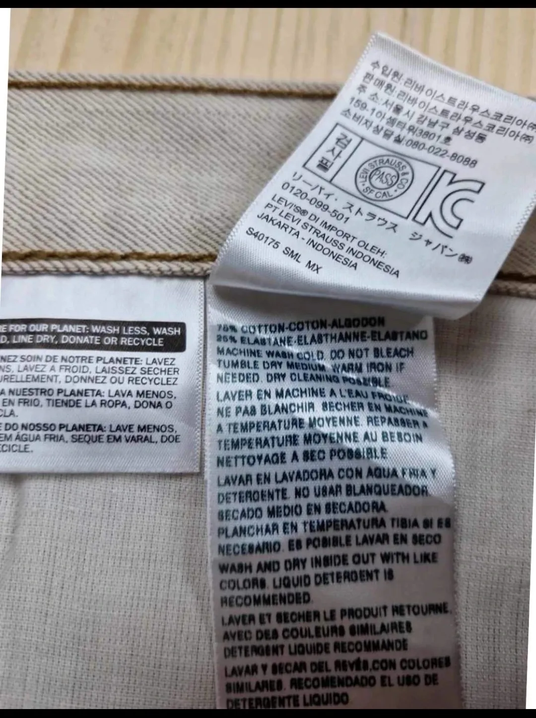 Jean Levi's gris clair 2