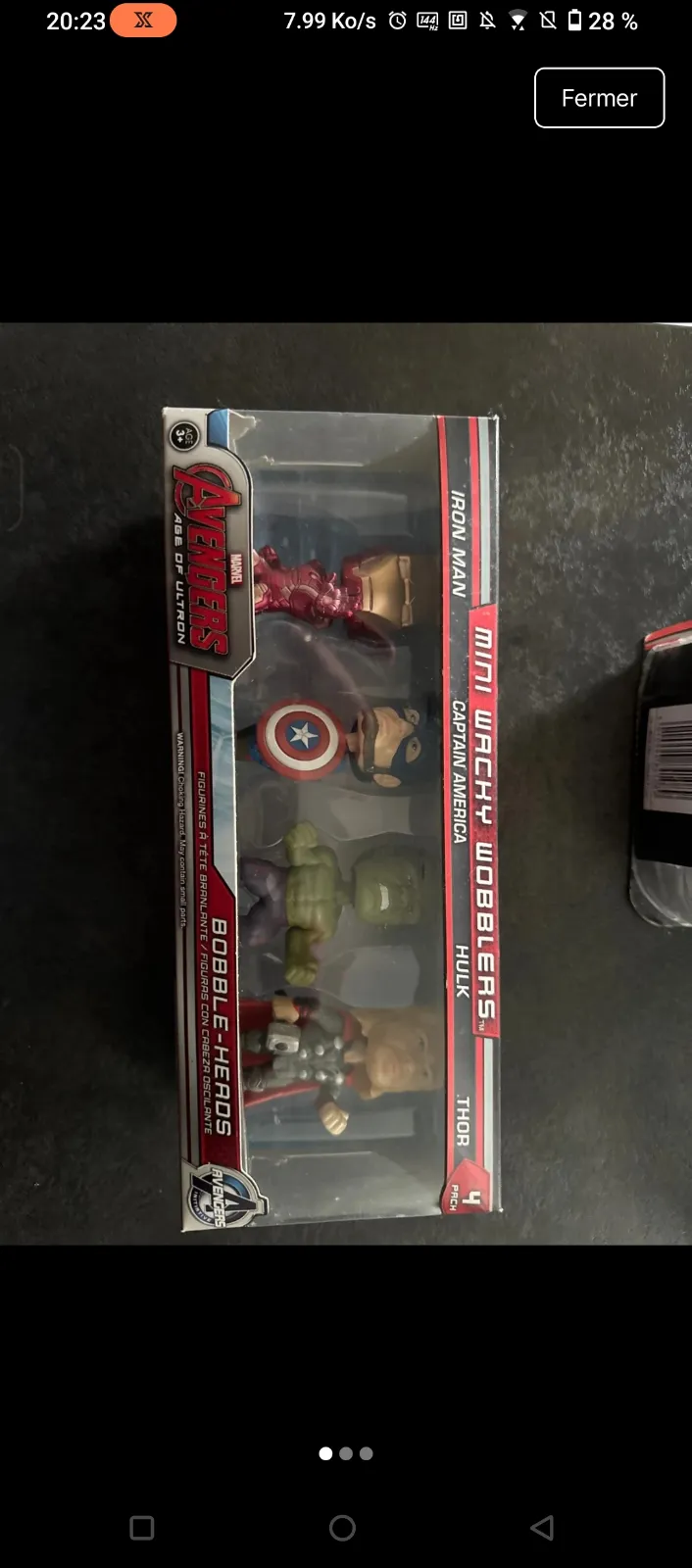 Marvel Avengers Bobble Head Set 4 figurines 2