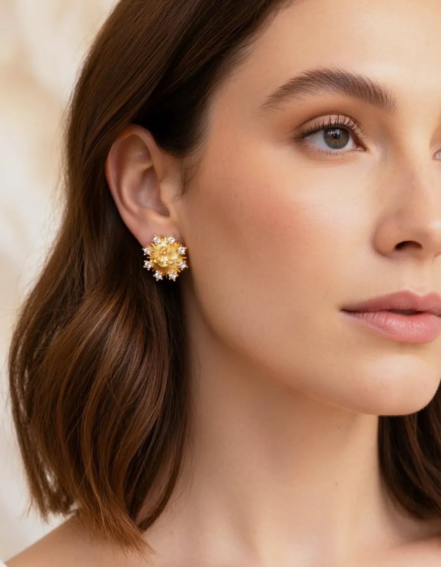 Boucles d'oreilles Vivienne Westwood Soleil Dorées – Vivienne Westwood – taille Taille unique 2