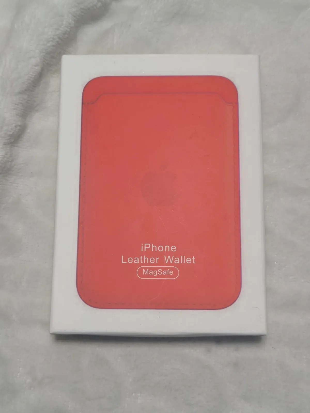 Porte-cartes Magsafe en cuir Apple rouge – Apple 5