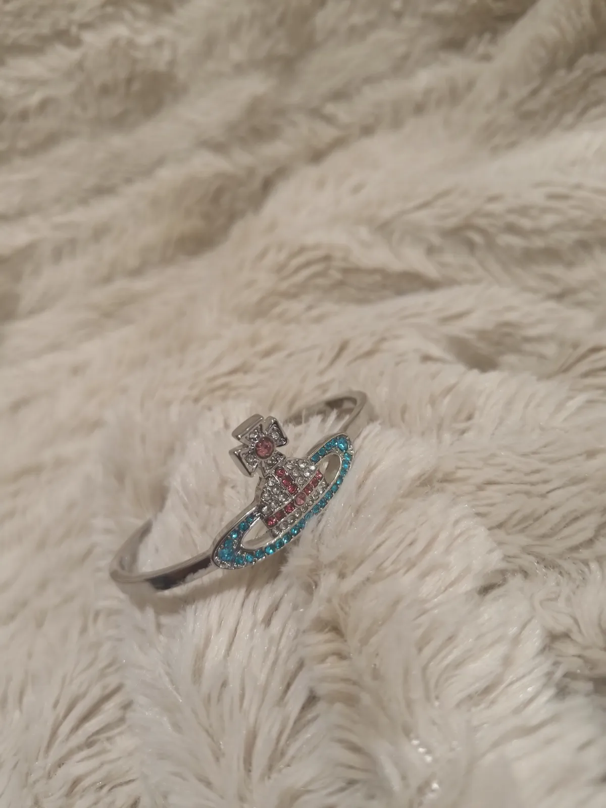 Bracelet jonc Vivienne Westwood avec orbe strassé – Vivienne Westwood – taille Taille unique 3