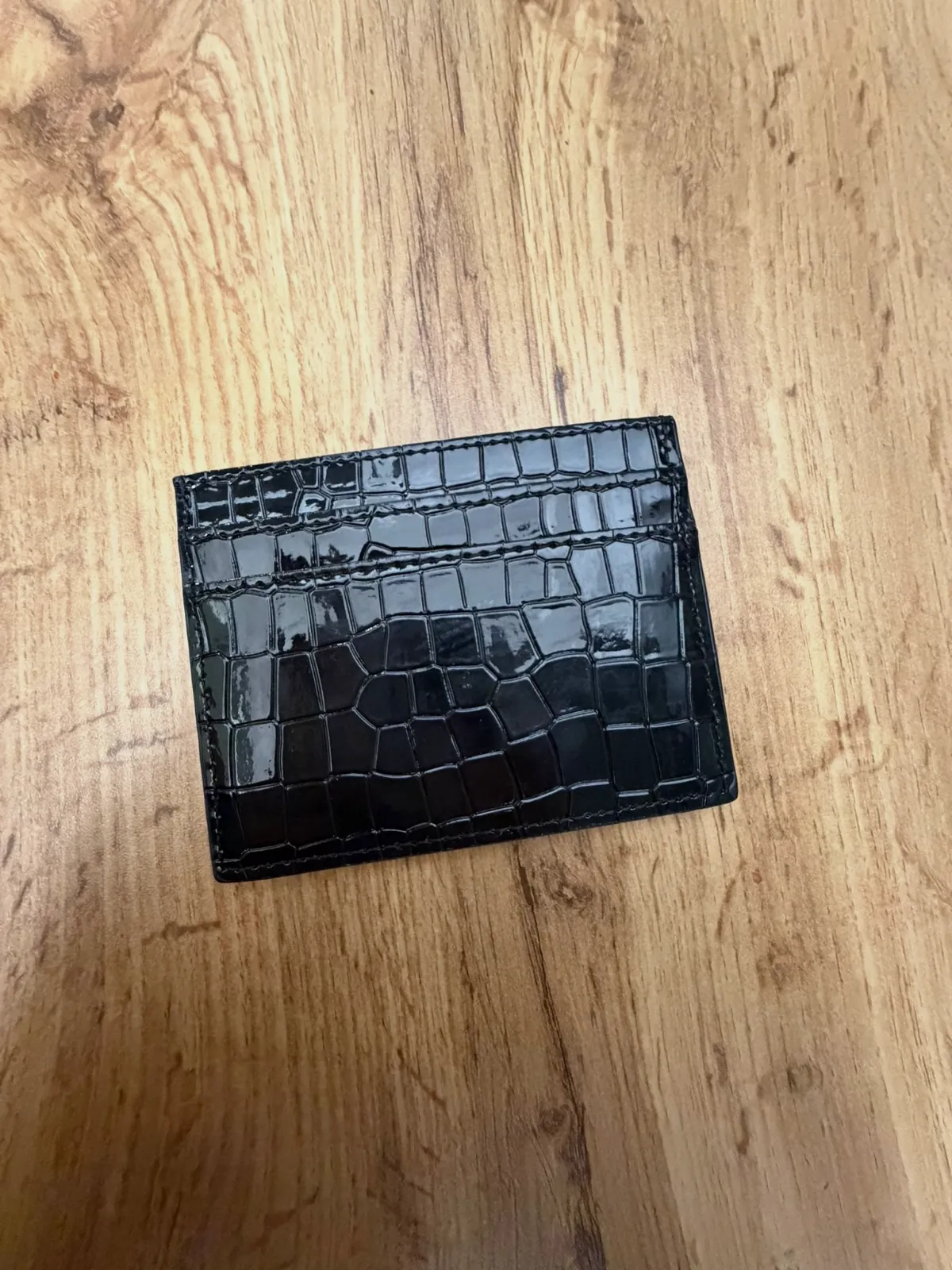 Porte-cartes Vivienne Westwood effet crocodile noir – Vivienne Westwood – taille Taille unique 4