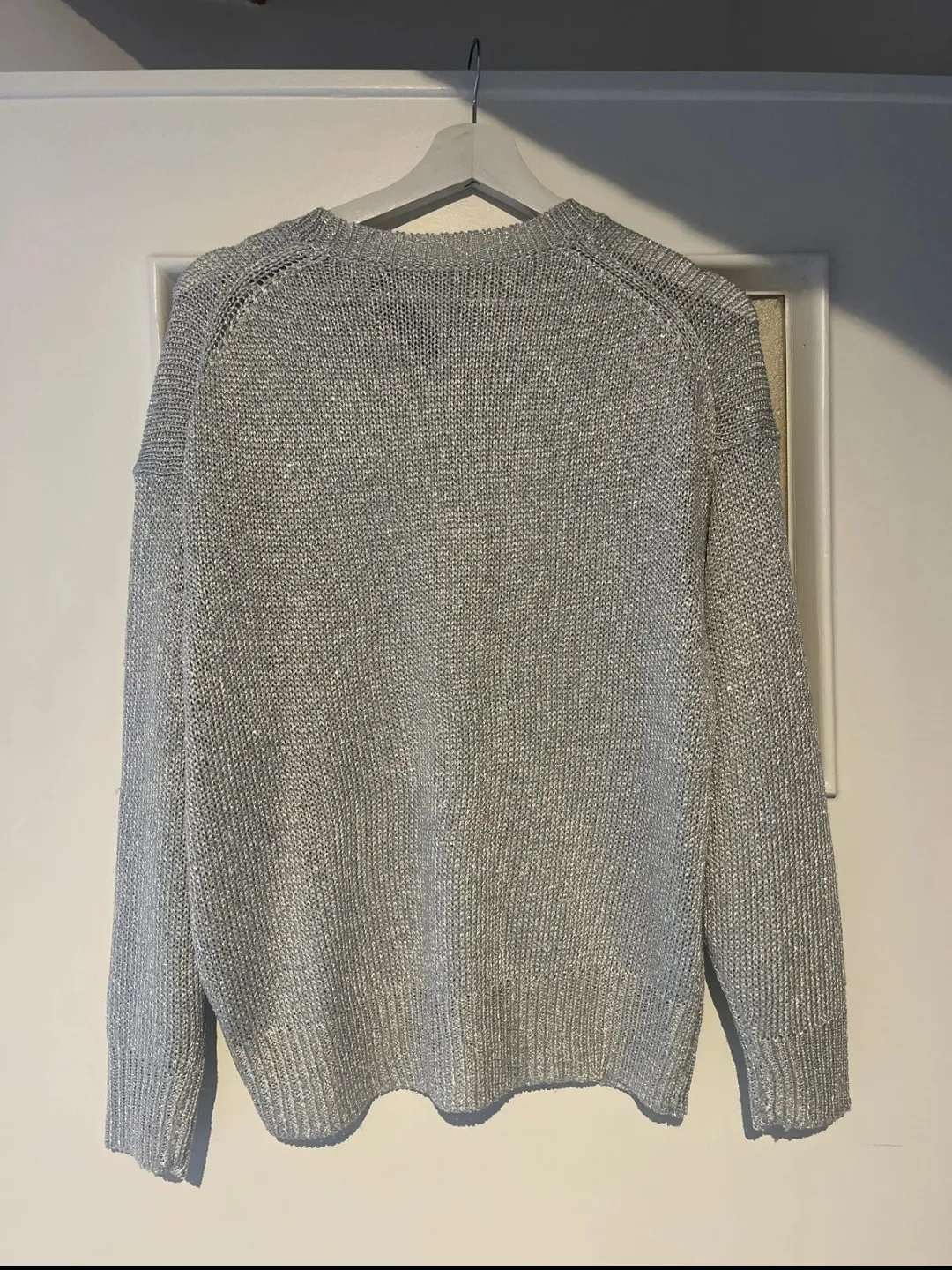 Pull IRO argenté maille brillante 3