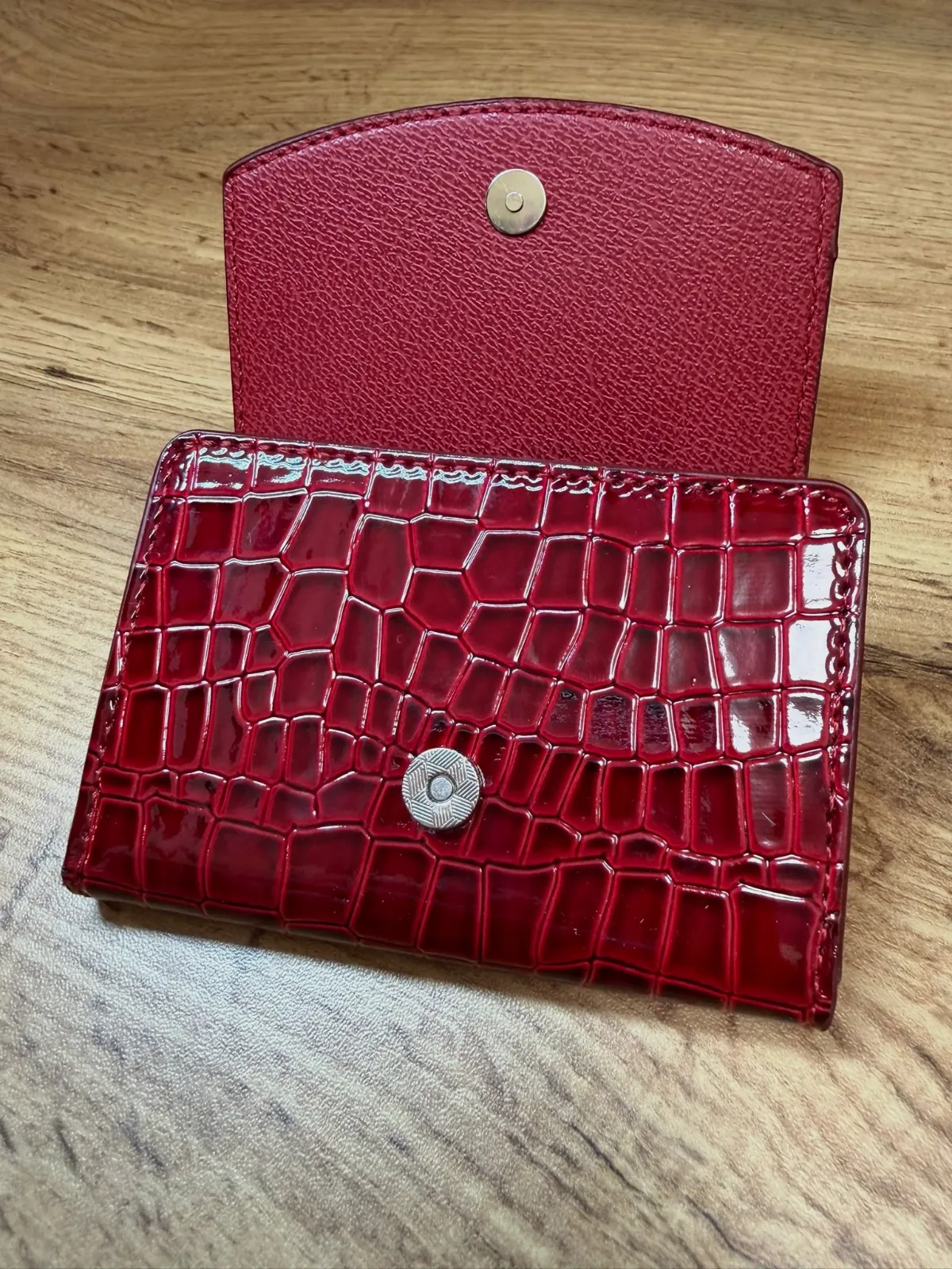 Portefeuille Vivienne Westwood en cuir verni rouge – Vivienne Westwood – taille Taille unique 6