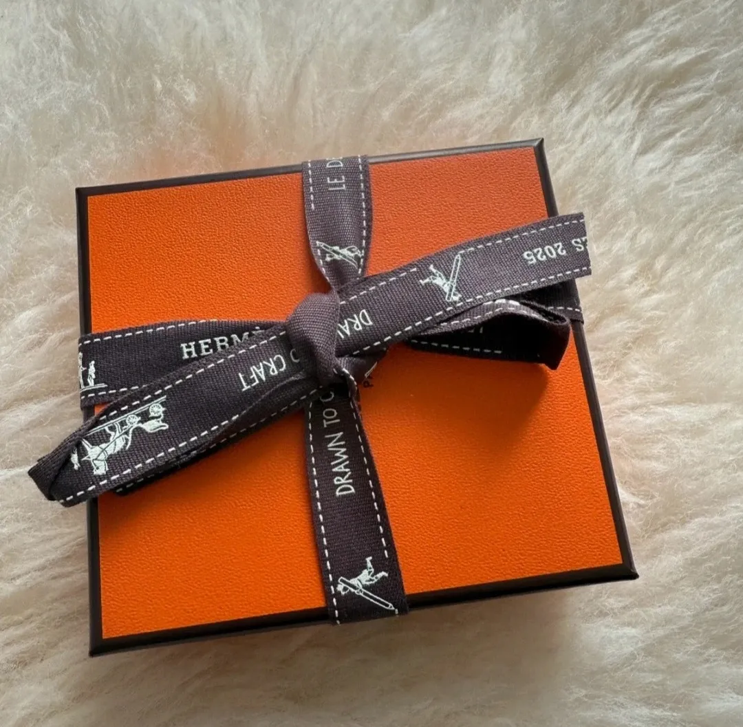 Boucles d'oreilles Hermès Le Plaqué Or Rose bijoux Mini Pop H 6