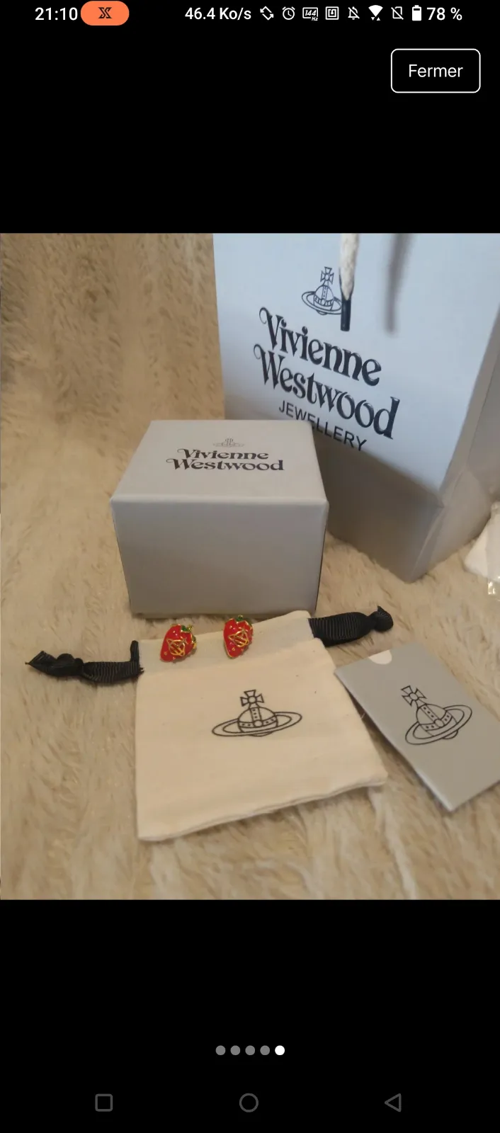Boucles d'oreilles Vivienne Westwood 8