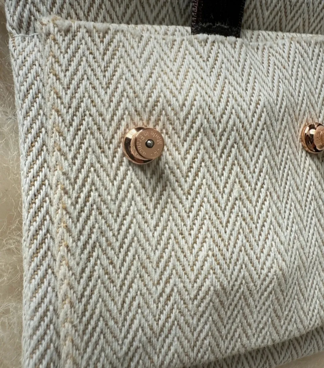 Boucles d'oreilles Hermès Le Plaqué Or Rose bijoux Mini Pop H 5