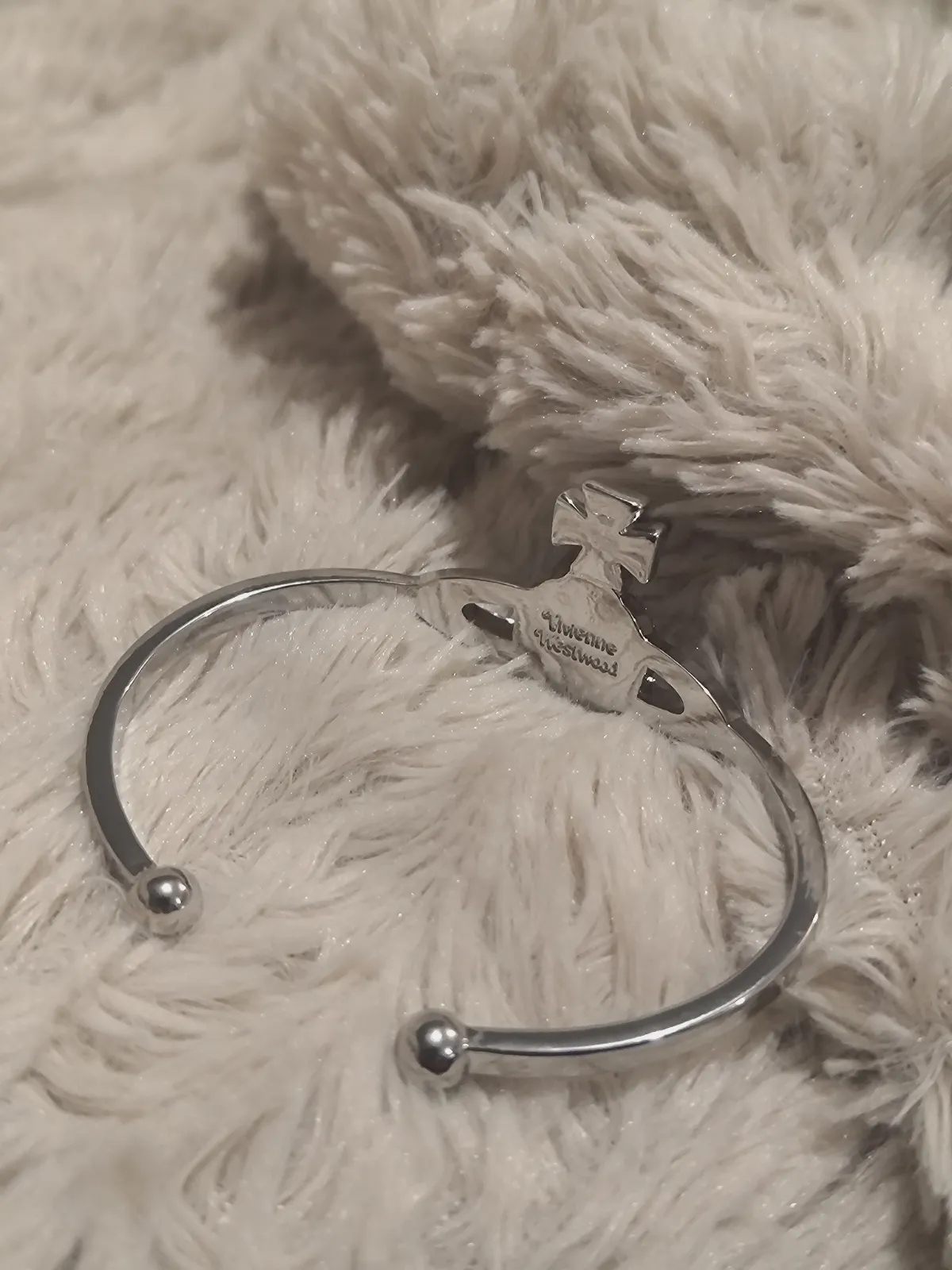 Bracelet jonc Vivienne Westwood avec orbe strassé – Vivienne Westwood – taille Taille unique 8