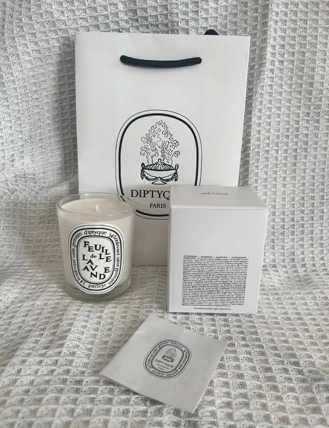 Diptyque Feuille de Lavande Bougie Parfumée 3