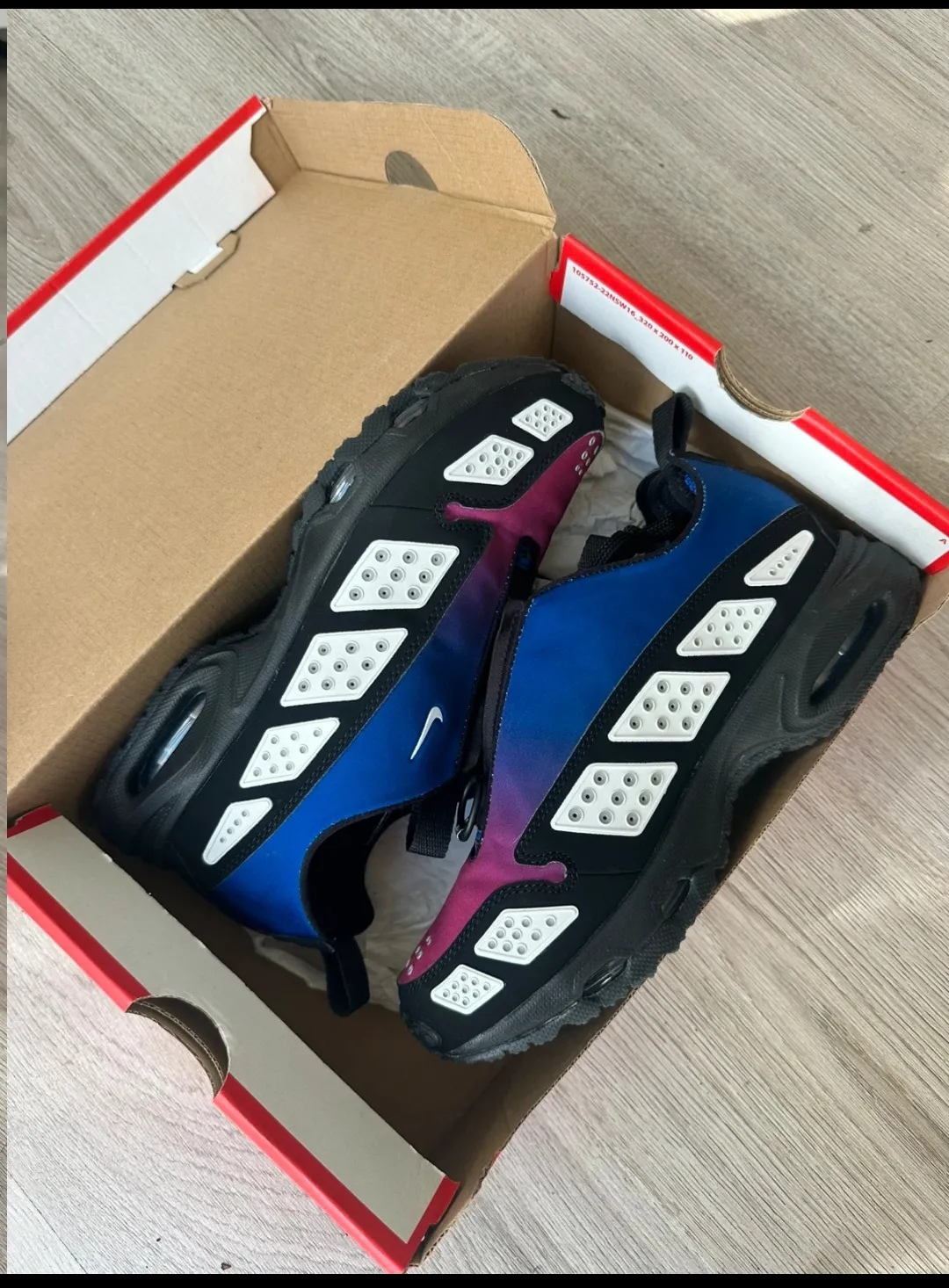 Nike baskets bleu noir rose enfant 3