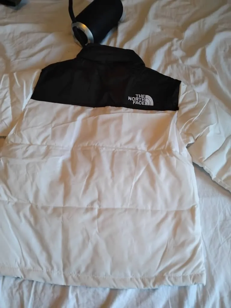 The North Face Doudoune Blanc Noir 2