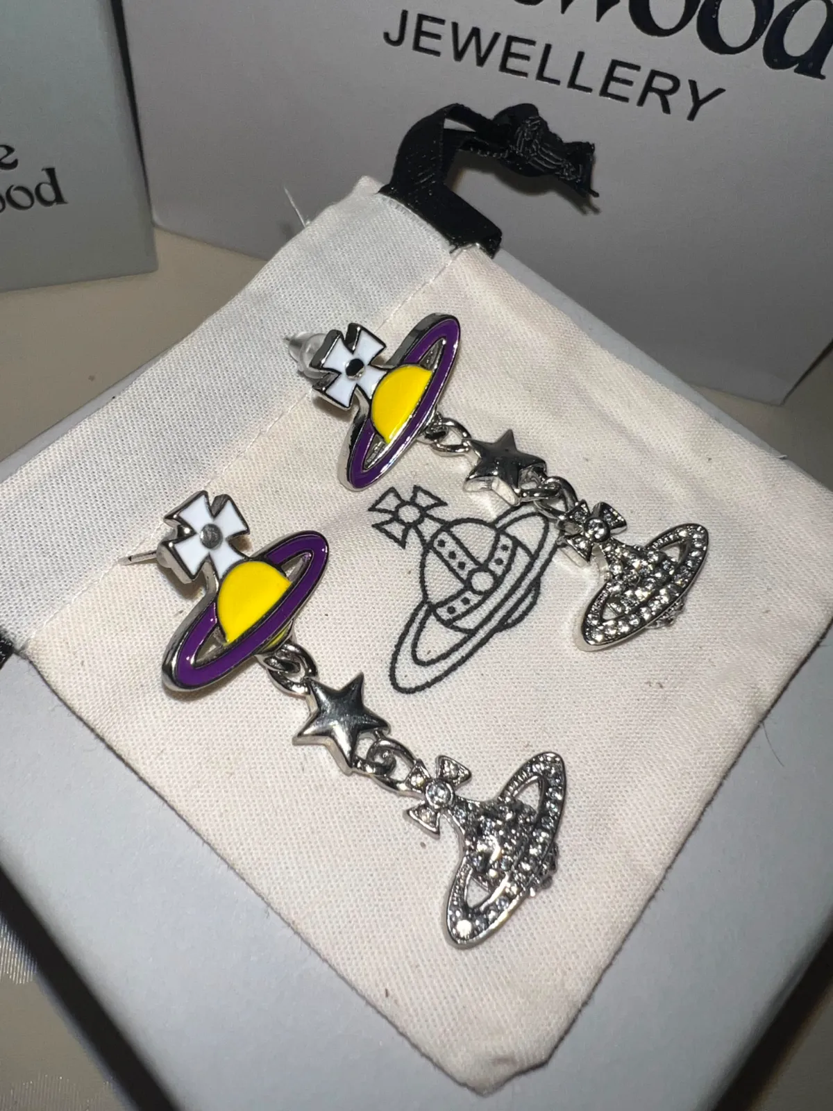 Boucles d'oreilles Vivienne Westwood Planète 4