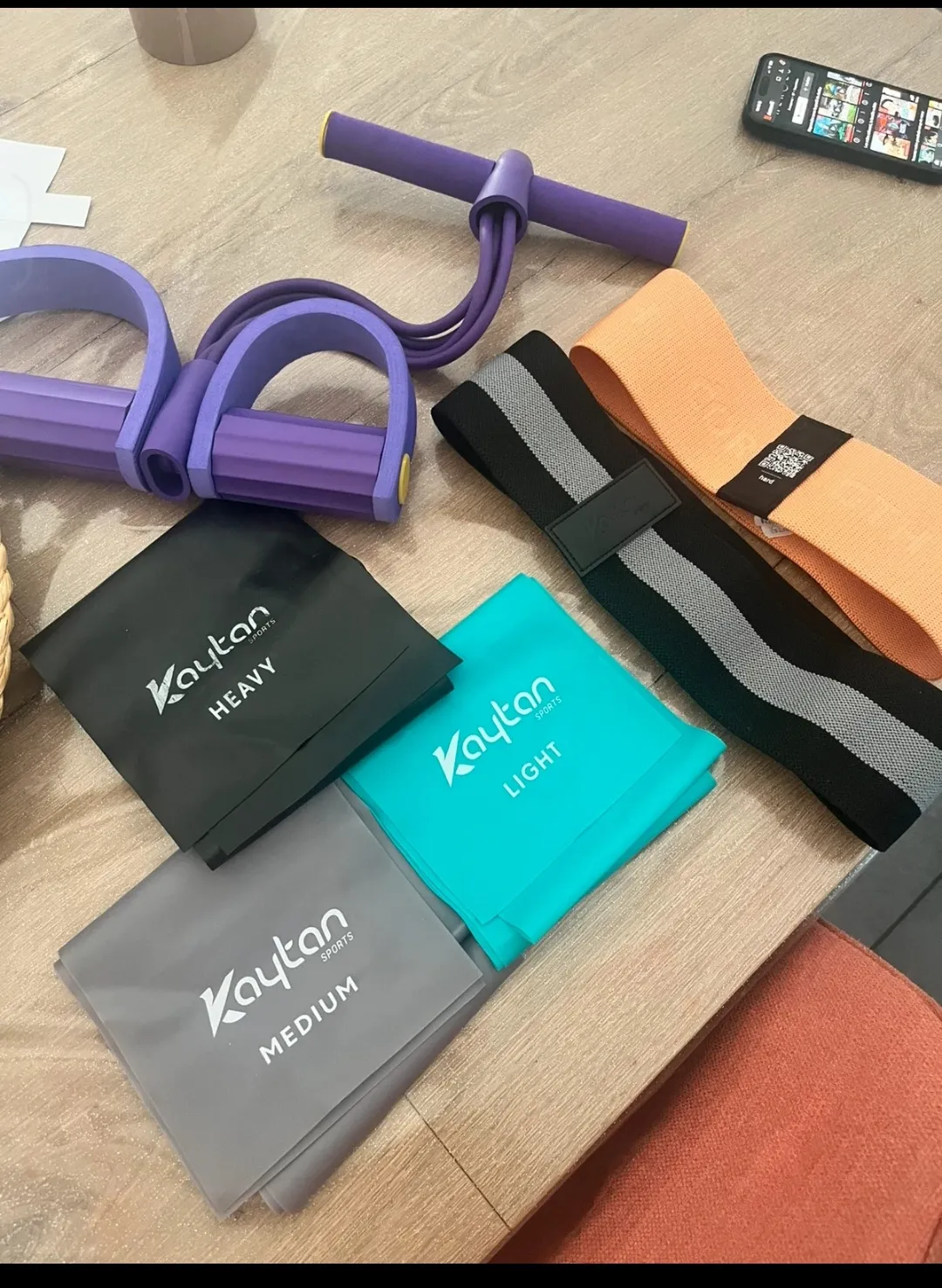 Lot bandes élastiques Kaitan fitness