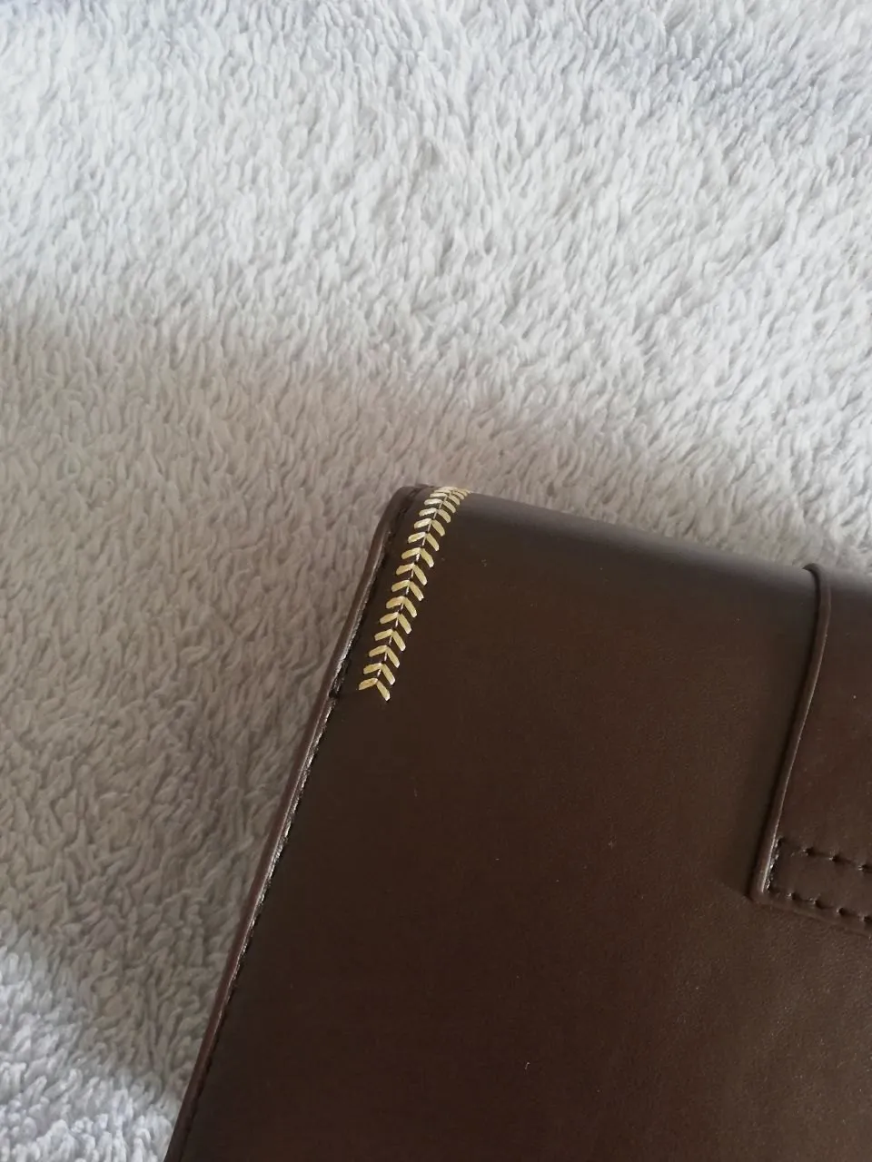 Sac à main marron motif pied-de-poule – Sans marque – taille Taille unique 5