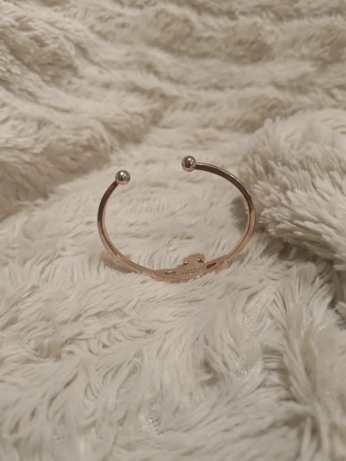 Bracelet rigide Orb Vivienne Westwood doré rose – Vivienne Westwood – taille Taille unique 8