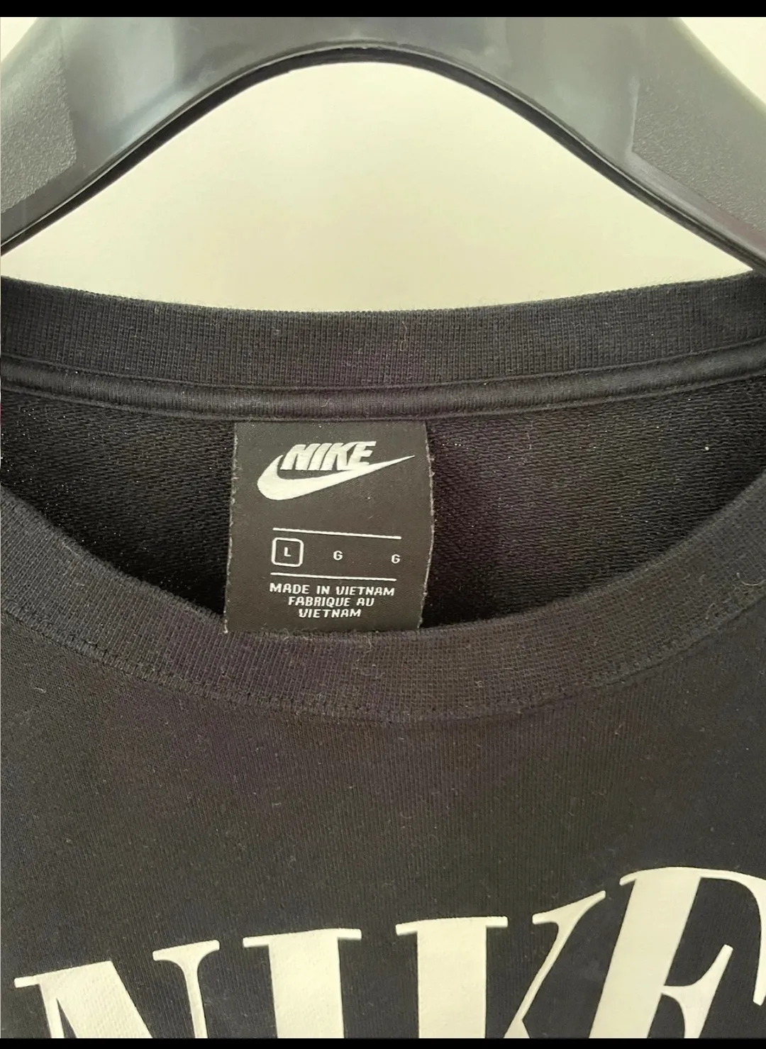 Nike T-shirt noir manches colorées 2