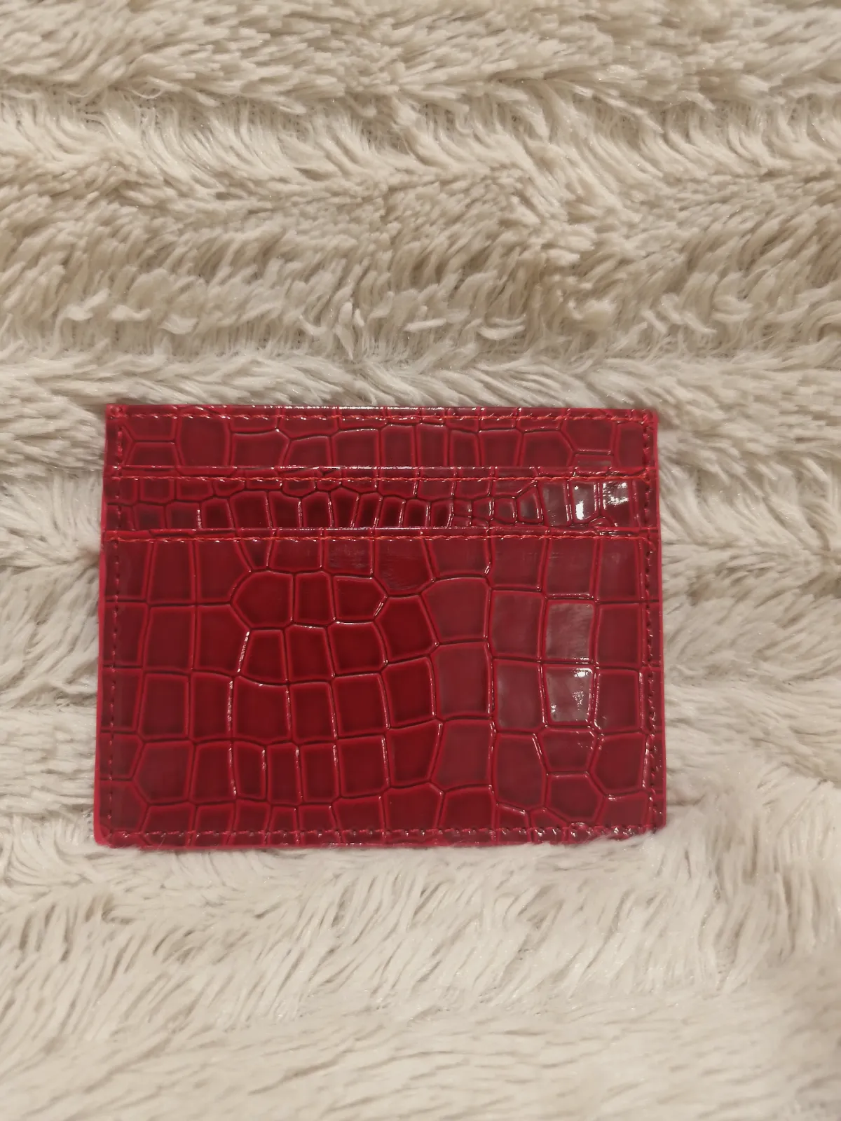 Porte-cartes Vivienne Westwood effet crocodile rouge – Vivienne Westwood – taille Taille unique 2