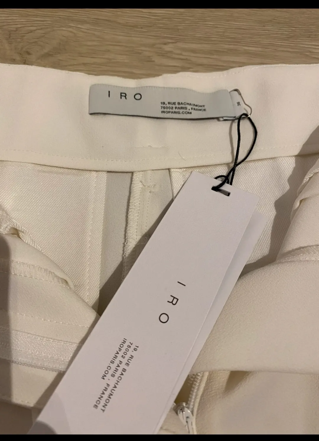 Robe courte IRO imprimé léopard rose