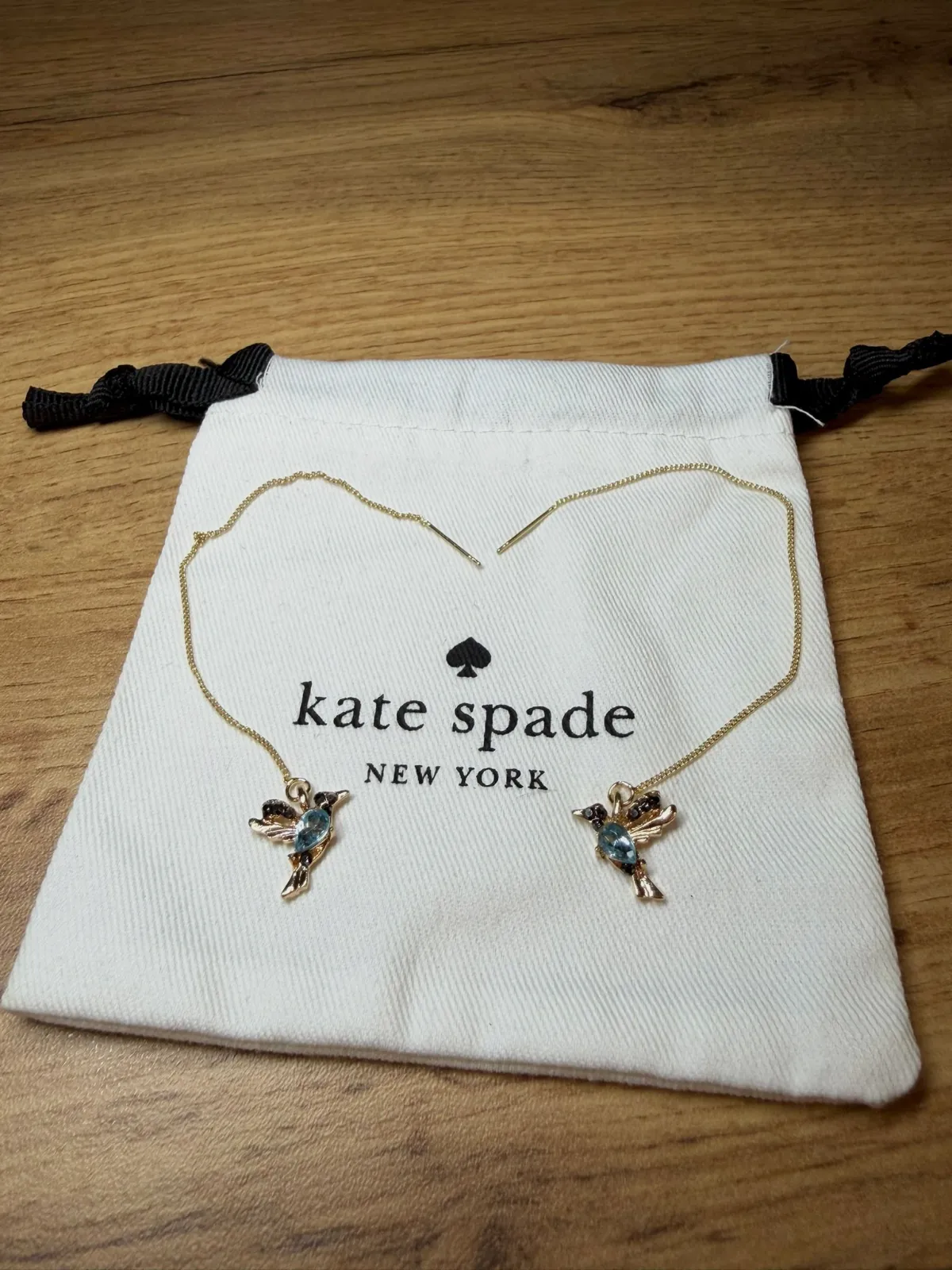 Boucles d'oreilles chaînettes Colibri Kate Spade – kate spade – taille Taille unique 3