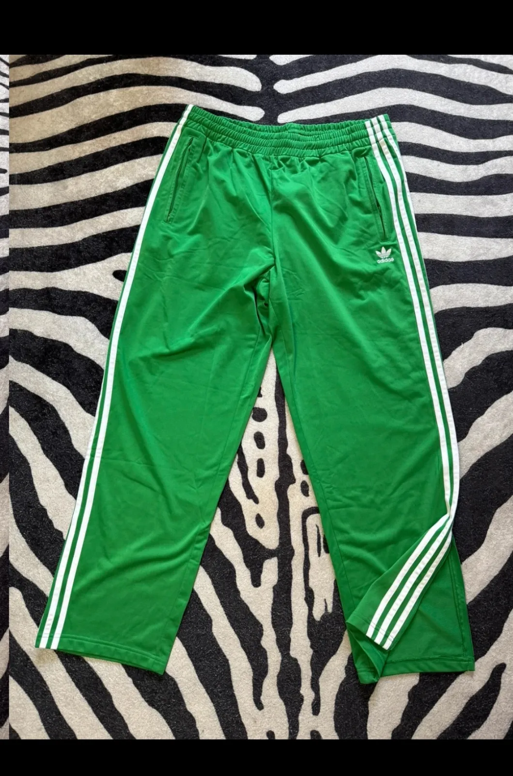 Adidas Pantalon Jogging Vert Classique 3