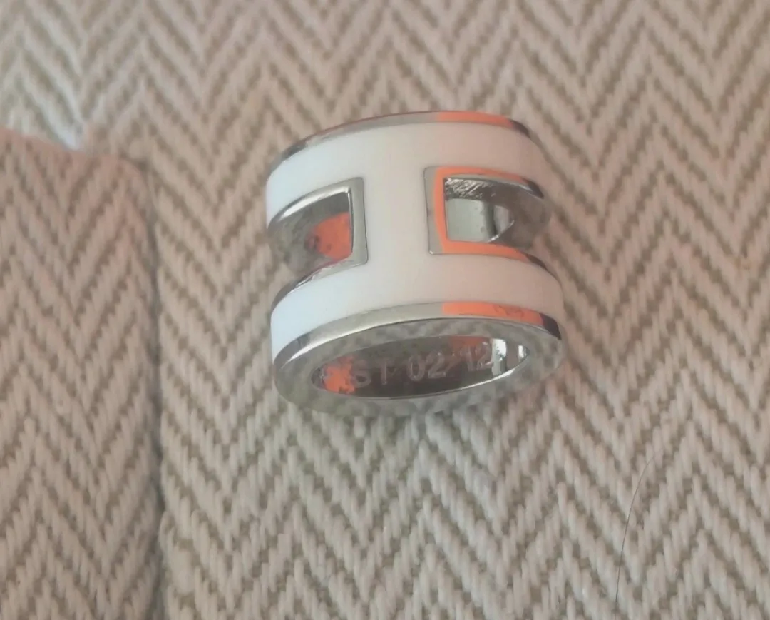 Boucles d'oreilles Hermès Pop H blanc et argent – Hermès – taille Taille unique 4