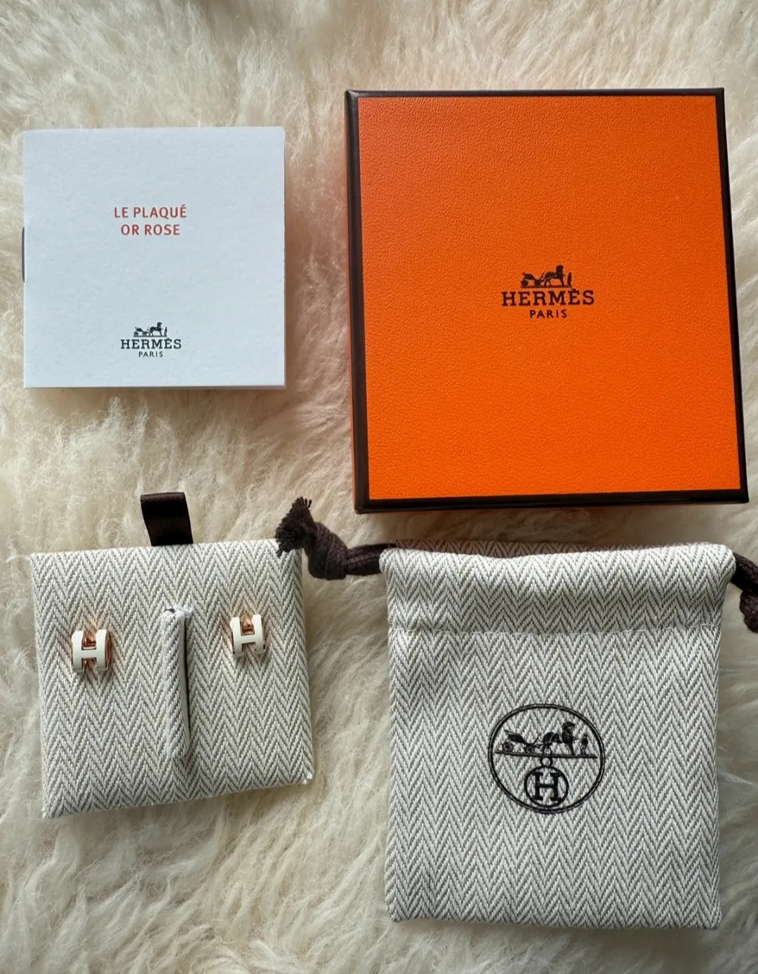 Hermès Le Plaqué Or Rose bijoux