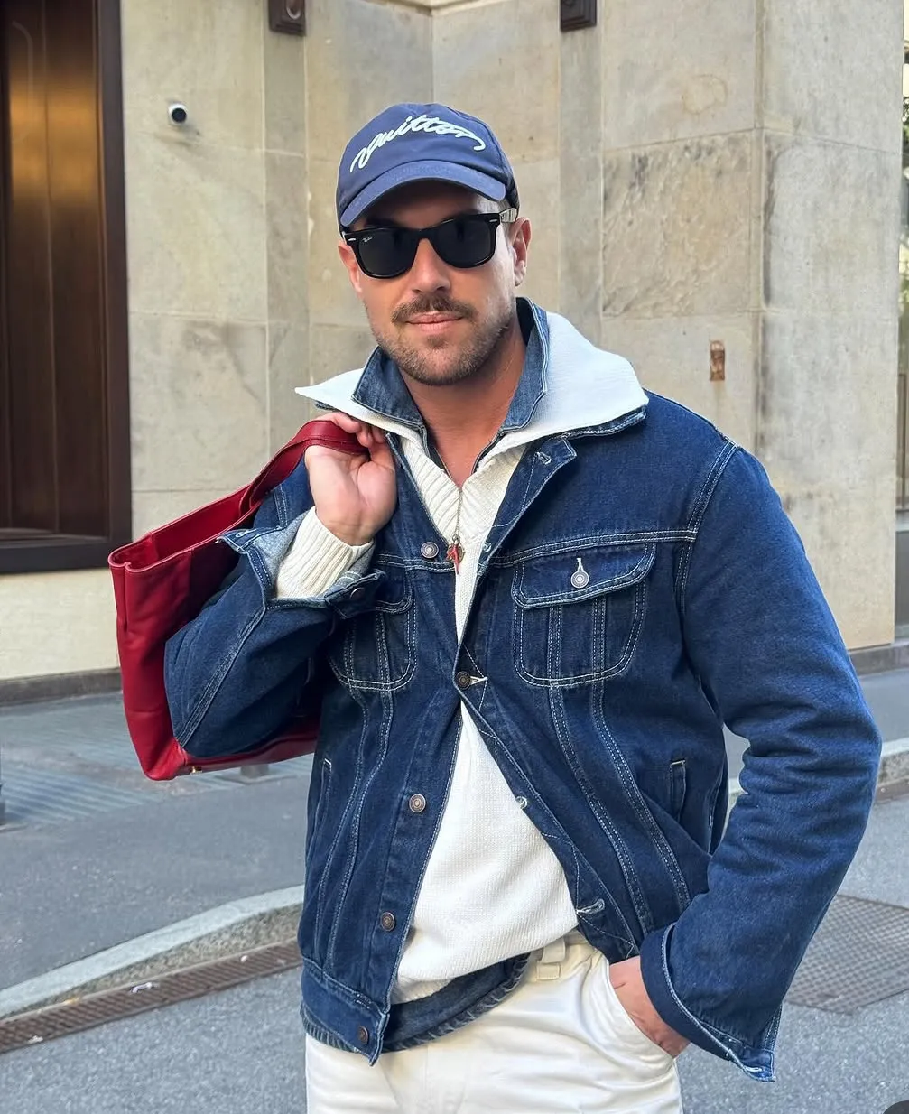 Celine Paris Denim Jacket Navy Blue 4