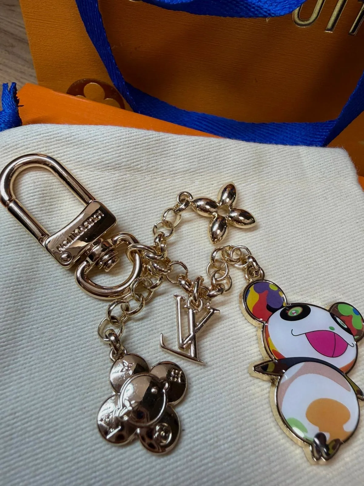 Bijou de sac Louis Vuitton Takashi Murakami Panda – Louis Vuitton – taille Taille unique 4