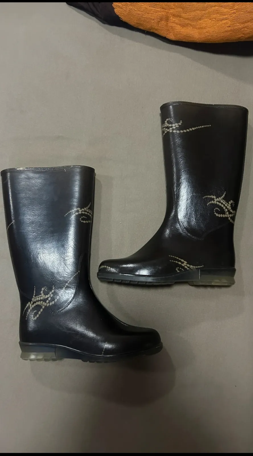 Black Leather Boots Mid-Calf 2