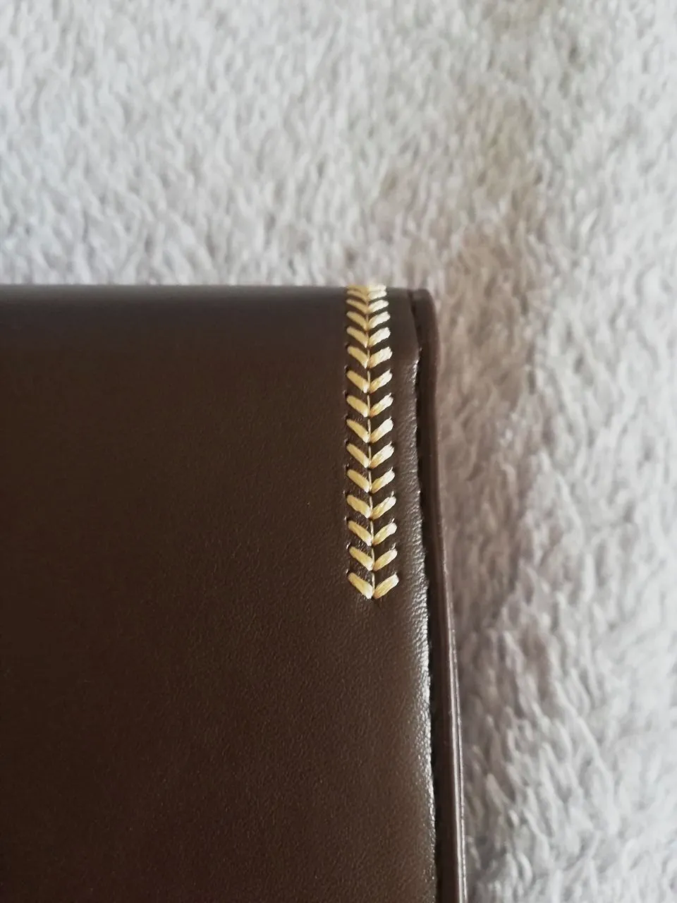Sac à main marron motif pied-de-poule – Sans marque – taille Taille unique 7