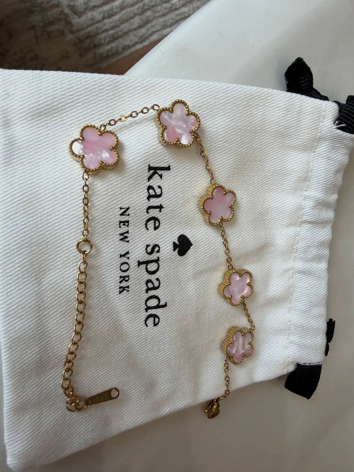 Bracelet Kate Spade à fleurs roses – Kate Spade – taille Taille unique 7