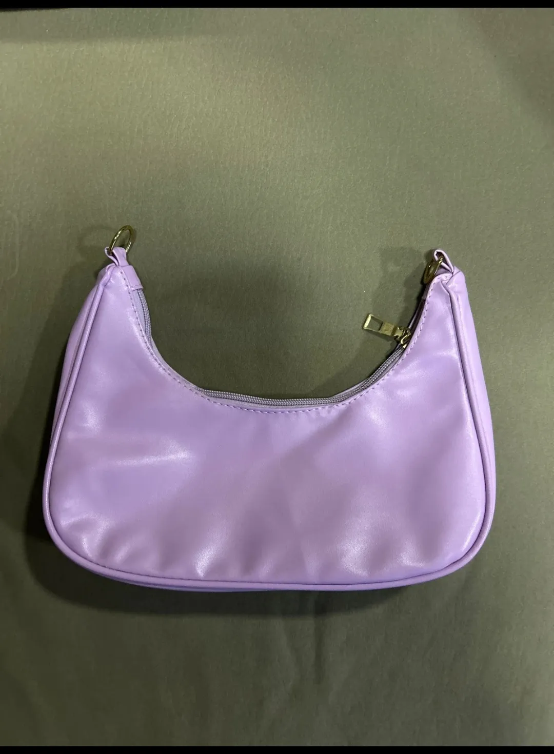 Lavender Shoulder Bag Hobo Style 2