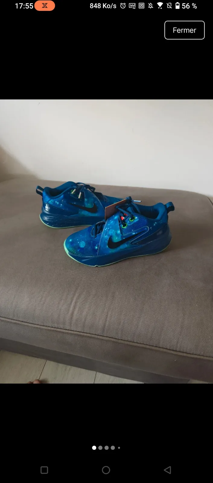 Nike Baskets Bleues Hustle D12x Lego Galaxy 8