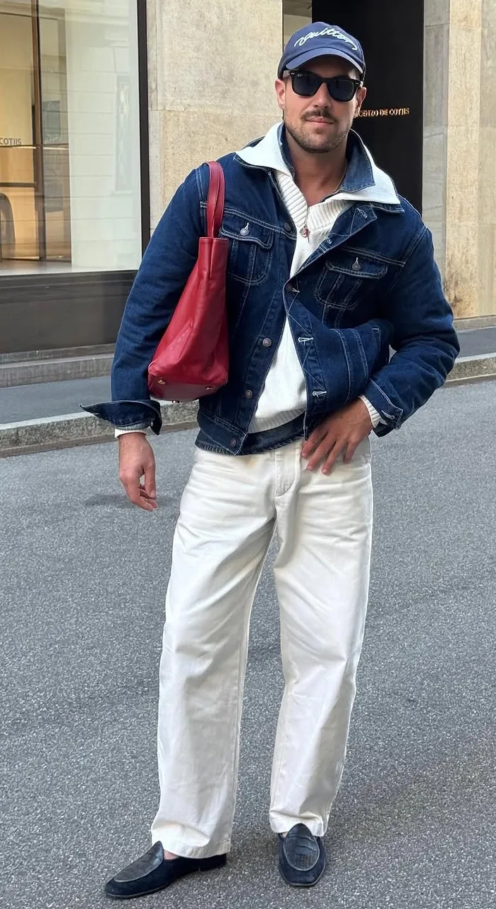 Celine Paris Denim Jacket Navy Blue 2