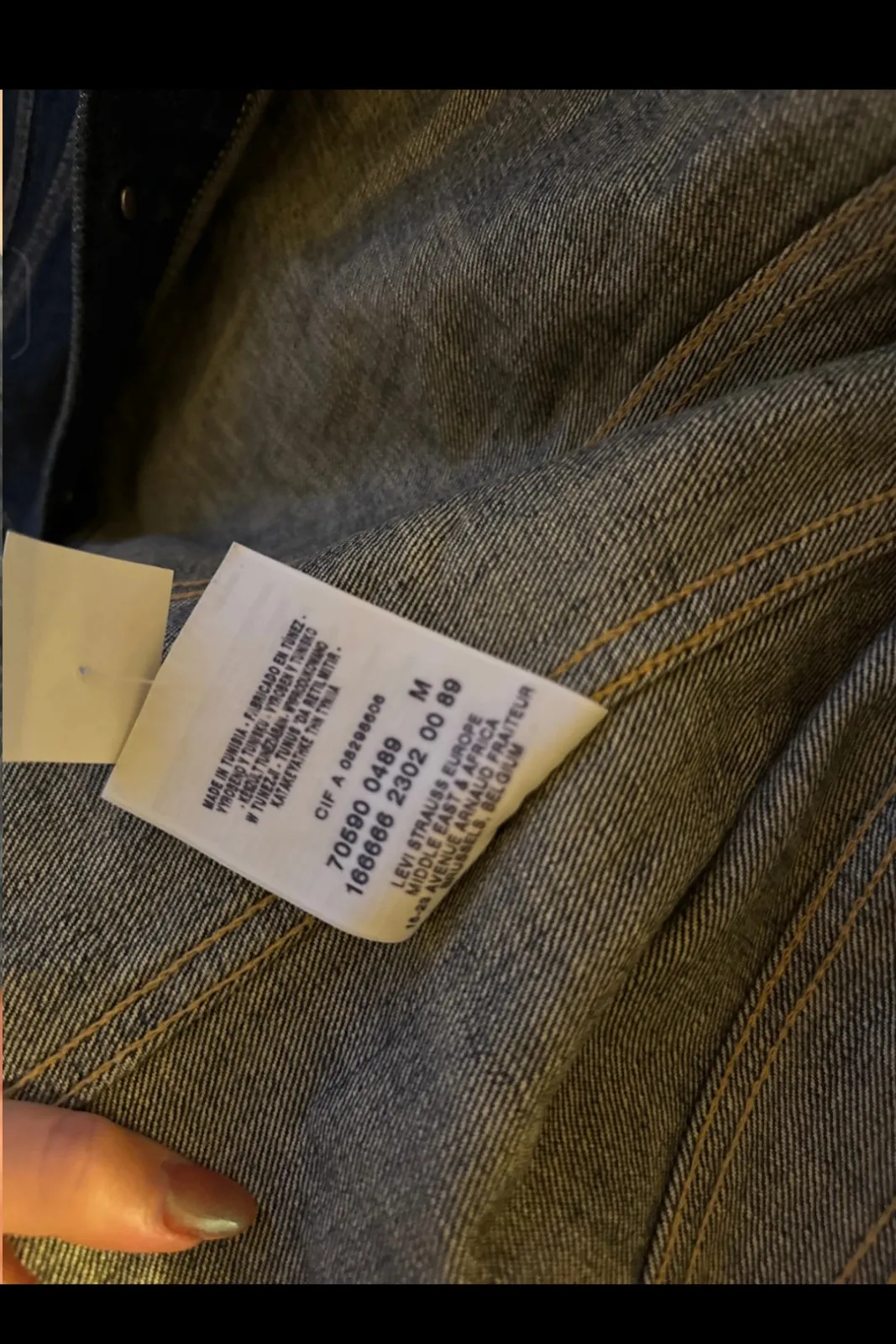 Veste Levi's denim bleu classique 3