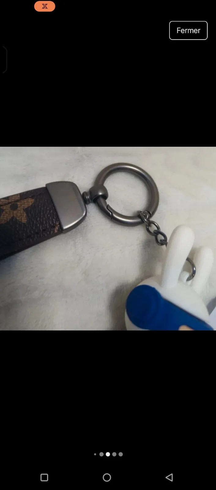 Porte-clés figurine lapin Louis Vuitton – Louis Vuitton – taille Taille unique 8