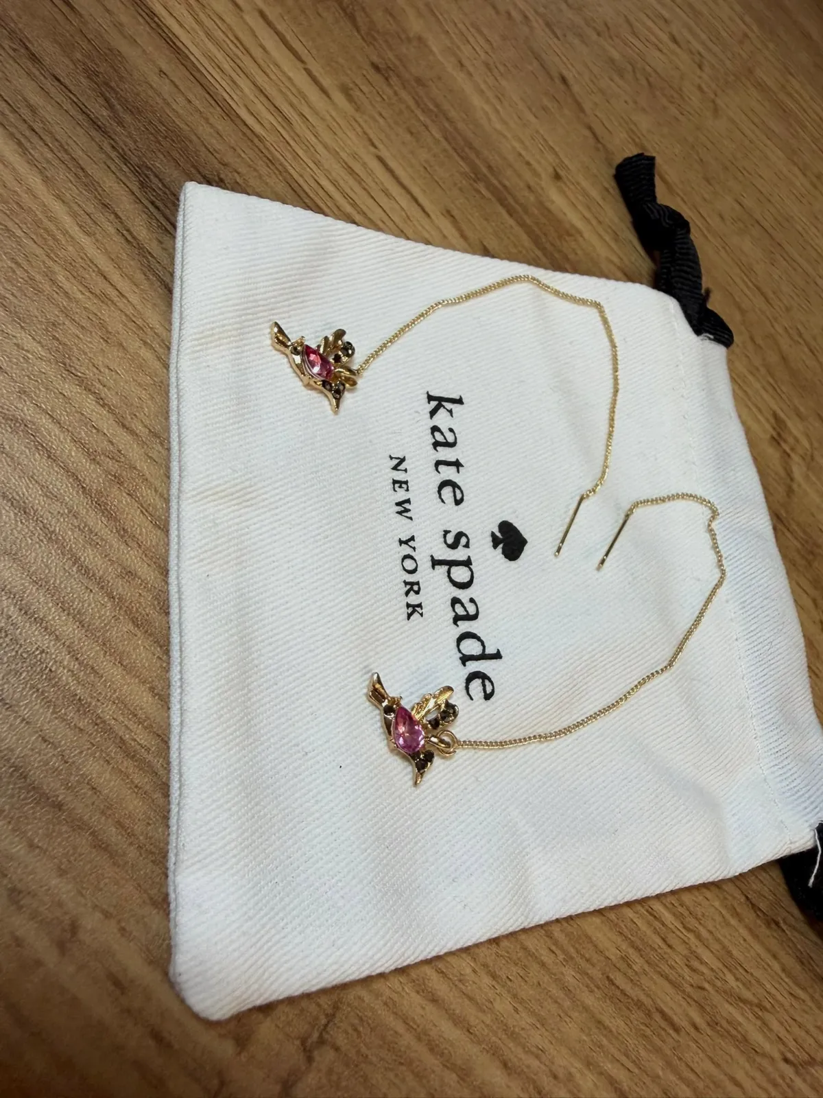 Boucles d'oreilles chaînettes Colibri Kate Spade – Kate Spade – taille Taille unique 5