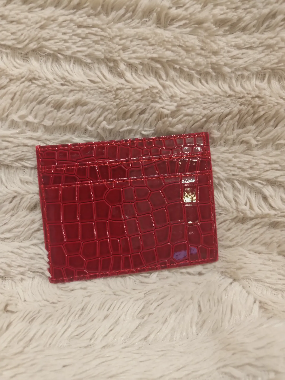 Porte-cartes Vivienne Westwood effet crocodile rouge – Vivienne Westwood – taille Taille unique 2