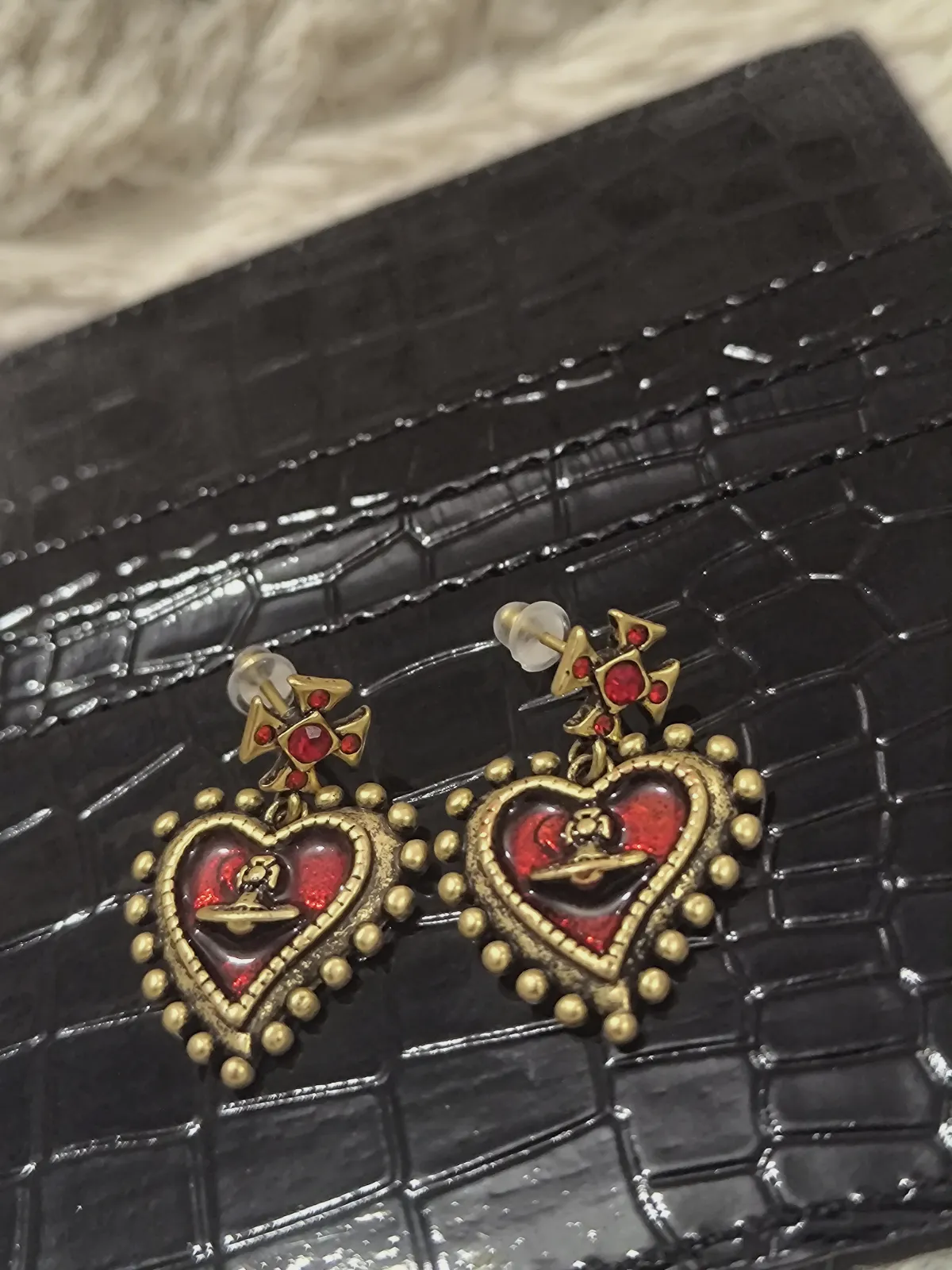 Boucles d'oreilles Vivienne Westwood cœur rouge – Vivienne Westwood – taille Taille unique 2