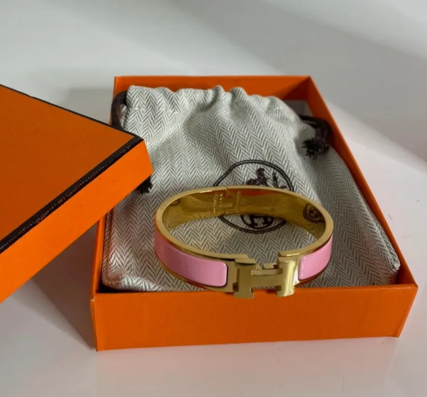Bracelet Hermès Clic H - GM Or Rose 8