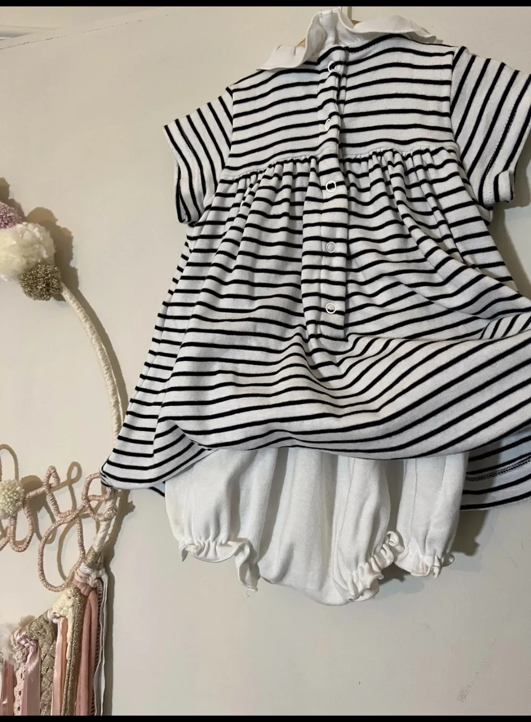 Robe Petit Bateau rayée avec bloomer 2