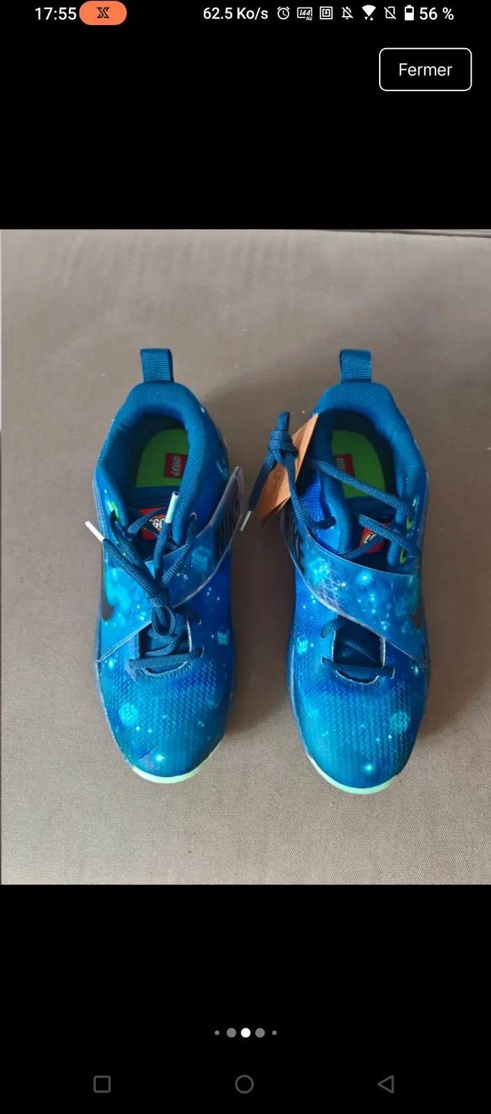 Nike Baskets Bleues Hustle D12x Lego Galaxy 4